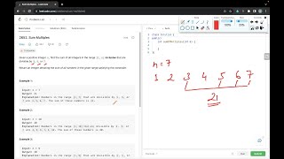 Sum Multiples | LeetCode 2652 | Cpp