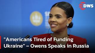 Candace Owens Questions US Aid to Ukraine at Russia’s SPIEF Forum | DWS News | AC1F