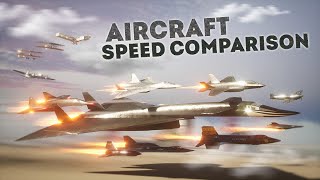 SPEED COMPARISON 3D | Aircraft 🛩️