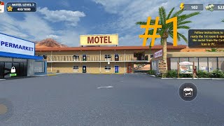 Comienso penoso en supermarket & Motel Simulator año 2024 para Movil Android