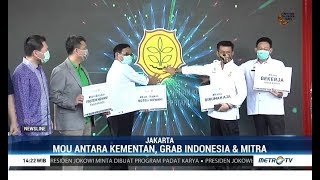 Kementan Gandeng Grab Distribusikan Bahan Pangan