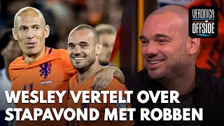 Wesley vertelt anekdote over stapavond met Robben: 'Dat vind ik het mooie van deze man'