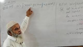 MATH-224, Lec#6, Proving Subspace