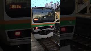 沼津駅構内JR東日本列車E231系