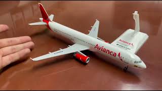 SKR801 SKYMARKS AVIANCA A321 1/150 W/GEAR  By SkyMarks Models.