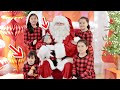 Their first time meeting Santa Claus! - @itsJudysLife