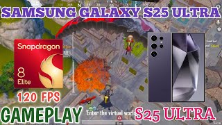 SAMSUNG GALAXY S25 ULTRA GAMING TEST 😱 120 FPS GAMEPLAY 💯