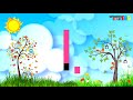 learn ghi alphabet with colorful letters educational cartoons for kids