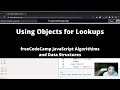Using Objects for Lookups (Basic JavaScript) freeCodeCamp tutorial