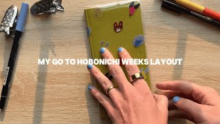 my updated hobonichi weeks set up ✧*