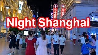 上海の夜 南京东路步行街 宁波路 天津路 Shnghai NanJingDongLu at night