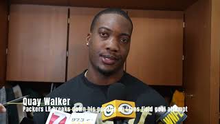 Quay Walker, Matt LaFleur react to costly penalty on field goal that led to Lions touchdown