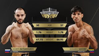 66.7kg BAYSANGUROV Khuseyn (RUS) vs SANCHEZ Leonardo (VEN) | IBA Champions’ Night | January 17, 2025