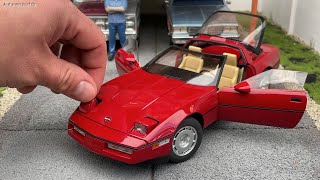 1:18 Chevrolet Corvette C4 '86, bright red - Autoart [Unboxing]