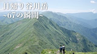 梅雨明けで大混雑な谷川岳。ロープウェー利用でこの景色を2時間で見れます。