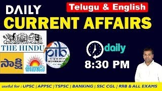 28-May-2024 Daily CA English and Telugu I Dr. Nagaraju Pendam