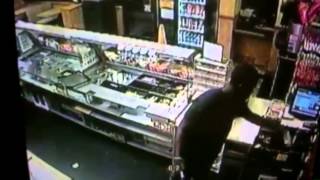 Subway robbery caught on surveillance video