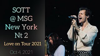 Harry Styles Sign of the Times Live MSG New York City Nt 2 Love on Tour 4/10/2021