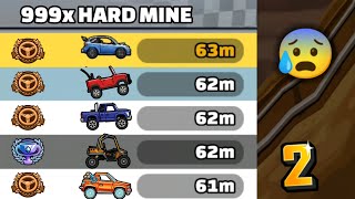 IMPOSSIBLE MINE 😭 999x HARD MAP IN COMMUNITY SHOWCASE ☠️ | Hill Climb Racing 2