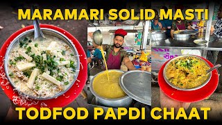 Surat’s Latest : Maramari Solid Masti \u0026 Tod Fod Papdi Chaat | Surat Street Food