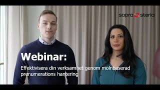 Webinar: Effektivisera din verksamhet genom molnbaserad prenumerationshantering