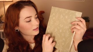 ASMR Book Tapping & Tracing (Close Whispers)