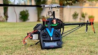 Mikado Logo 700 3D Flight In My Front Yard / VTX 697