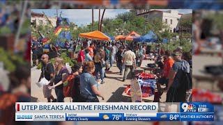 UTEP breaks all-time freshman record in Fall 2022 semester