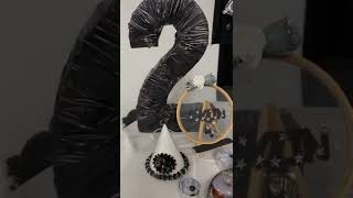 Birthday decoration/black and grey  birthday decoration