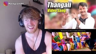 Brindavana - Thangali Full Song Video | Darshan Thoogudeepa (REACTION By Foreigner)| Karthika Nair|
