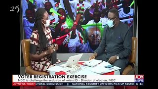 NDC to challenge the exclusion of voters ID - Joy News Today (10-6-20)