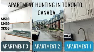 Apartment hunting in Toronto, Canada.3 Basement apartments\u0026 Rent.#canada #apartment #canadaliving