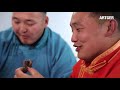 sheep head feast for mighty mongolian wrestlers mukbang style eat like mongols