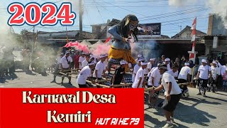 Karnaval Desa Kemiri Sidoarjo terbaru 2024 HUT RI KE 79