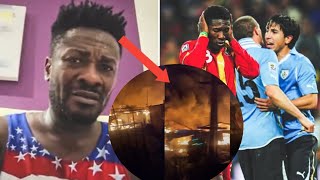 Kantamanto Fire ; Asamoah Gyan: I don't trust NPP and NDC. Both can do it, Baby Jet very sad