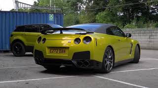 Range Rover Wrapped In 3M Gloss Lemon Sting