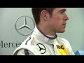 paul di resta mercedes dtm test 2014 track footage