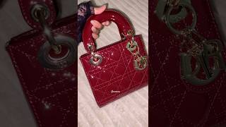 Cherry red lady dior 💋✨#unboxing #luxuryhaul #rich #fashion