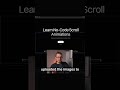 this is how i created this $2k scroll animation in @framer for a client website.