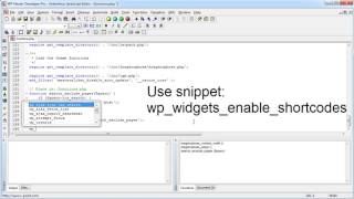 How to use shortcodes in WordPress widgets