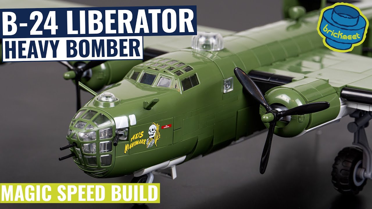 70cm Wingspan Heavy Bomber - B-24 Liberator - COBI 5739 (Speed Build ...