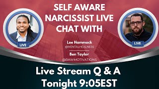 Self Aware Narcissist question and answer with @Rawmotivations and Mental healness