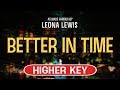 Better In Time (Karaoke Higher Key) - Leona Lewis