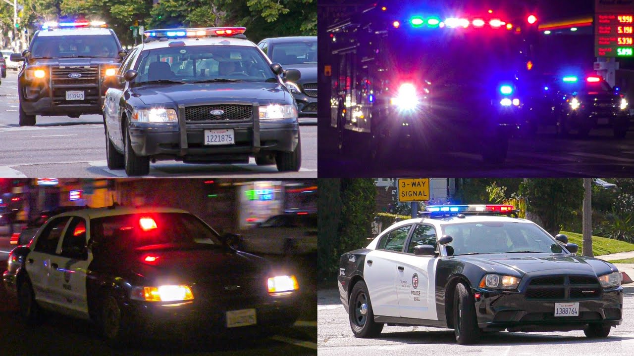 Lapd Responding Code 3 Compilation 24 Youtube
