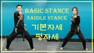 특공무술 기본자세 평자세 +원리\u0026활용 TeukGongMooSool Basic stance PyongJase(Saddle stance) + principle\u0026practical use