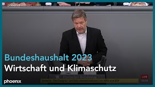 Bundestagsdebatte zum Haushalt 2023 für Wirtschaft und Klimaschutz am 24.11.22