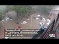 cyclone belal causes chaos in mauritius france s la reunion assesses damage