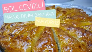 BOL CEVİZLİ HAVUÇ DİLİM BAKLAVA TARİFİ🤩