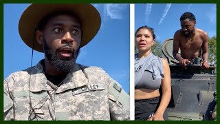 That time a crazy drill sergeant ask a fine female soldier to volunteer!