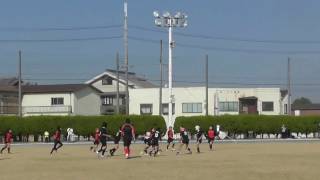 第1回伏見ロータリーカップ（U-10)　おおぞら vs Kiwi's　前半戦